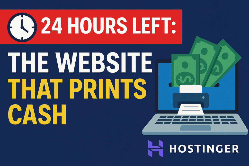 24 Hours Left The Website That Prints Cash