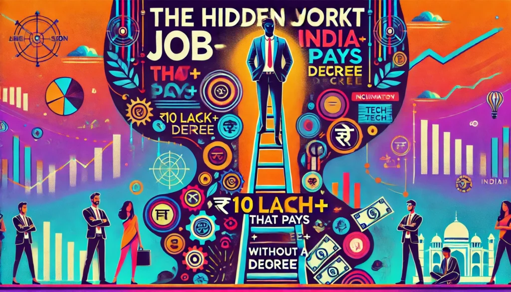 The Hidden Job Market in India That Pays ₹10 Lakh+ Without a Degree