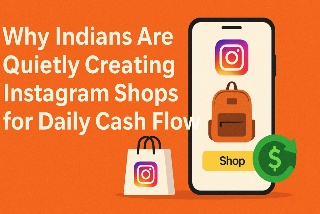 Why Indians Are Quietly Creating Instagram Shops for Daily Cash Flow