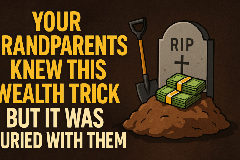 Your grandparents knew this wealth trick but it was buried with them
